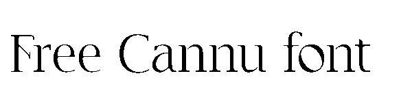 Cannu字体