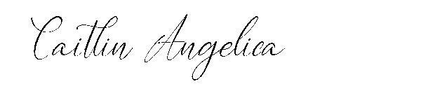 Caitlin Angelica è stata scelta(Caitlin Angelica字体)