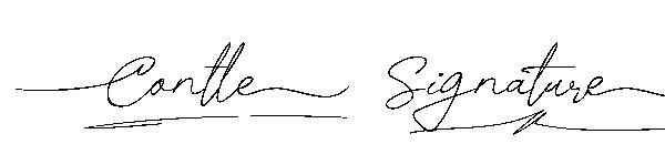 Contle 시그니처 字體(Contle Signature字体)