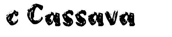 c Cassava字体