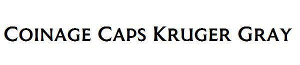 Gorras de acuñación Kruger Grey字体(Coinage Caps Kruger Gray字体)
