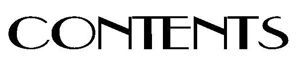 CONTENUTI字体(CONTENTS字体)