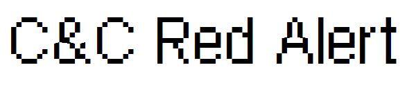 تنبيه أحمر C & C 字体(C&C Red Alert字体)