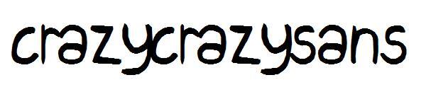 crazycrazysans字體(crazycrazysans字体)