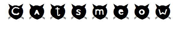 แมวเหมียว字体(Catsmeow字体)