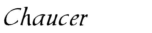 Chaucer 字体
