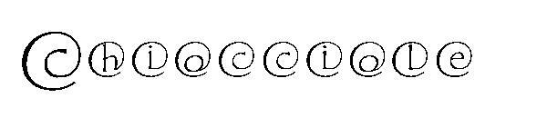 شيوتشيول 字体(Chiocciole字体)