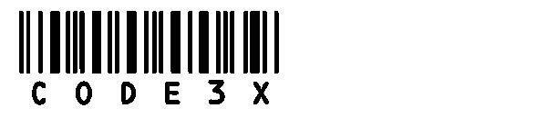 كود 3x 字体(Code3x字体)