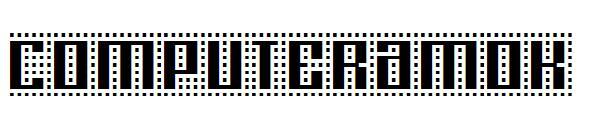 كمبيوتر آموك 字体(Computeramok字体)