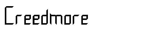 Кридмор 字体(Creedmore字体)
