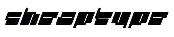 チープタイプの字体(Cheaptype字体)