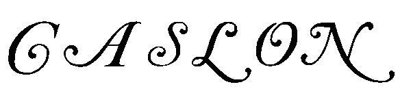 卡斯隆字体(Caslon字体)